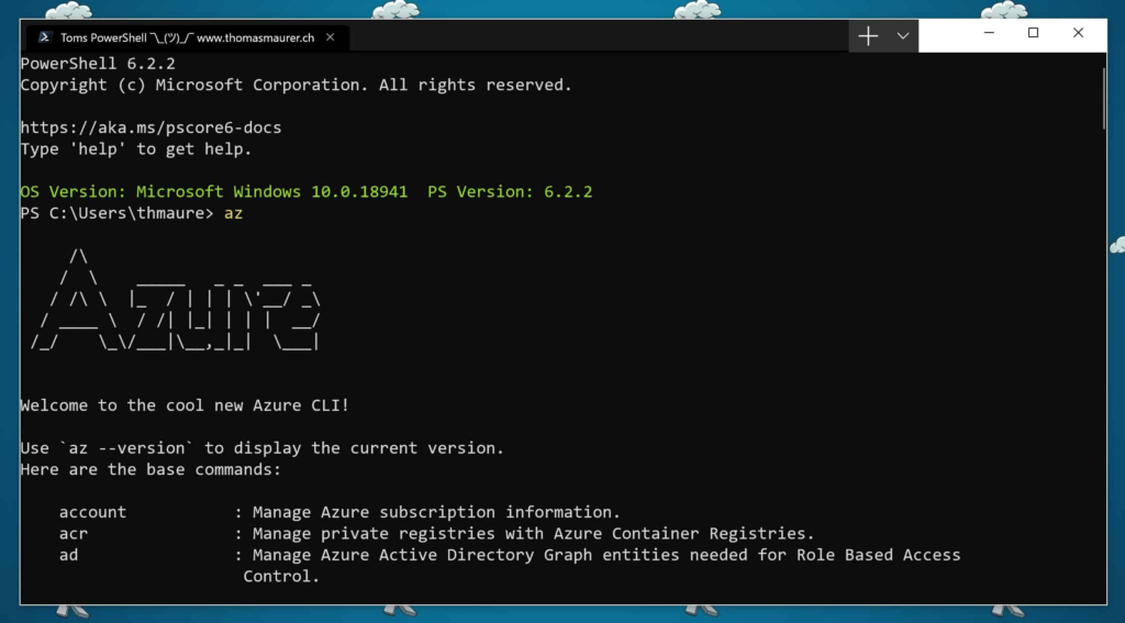 azure cli